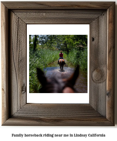 family horseback riding near me in Lindsay, California